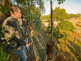 Venture off the beaten path at Disneyâ  s Animal Kingdom during a new, immersive, add-on experience, Wild Africa Trek.  Small groups of adventurers take off on personalized, guided excursions that include a bushwalk through unexplored areas of the forest and in customized vehicles across an animal-filled savanna. On these expert-led treks, extended time is spent observing and learning about the wildlife. For a limited time, Disneyâ  s Animal Kingdom guests can enjoy a $50 discount on treks when booked for 11:45 a.m. or later. Reservations for Wild Africa Trek (ages 8 and up) can be arranged by calling 407/939-8687. More information: Disneyworld.com/trek (Kent Phillips, photographer)