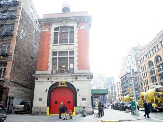 NEW YORK - FEBRUARY 25:  A general view of atmosphere at the memorial for actor and director Harold Ramis outside the Hook and Ladder 8 station on February 25, 2014 in New York City.  The Hook and Ladder 8 was featured as the film location for the Ghostbusters Headquarters in both of the Ghostbuster movies which Harold Ramis acted in.
(Photo by Daniel Zuchnik/Getty Images)