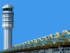 This March 9, 2013 photo shows the air traffic control tower at Ronald Reagan Washington National Airport in Washington, DC. AFP PHOTO / Karen BLEIER        (Photo credit should read KAREN BLEIER/AFP/Getty Images)
