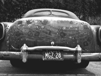 Ghostly Handprints Car