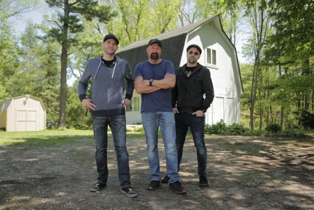 Cast Jason Hawes, Steve Gonsalves, Dave Tango at the Higgins House