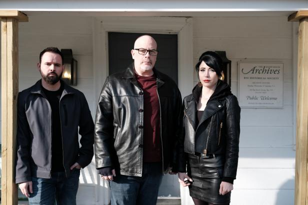 The Holzer Files on location at the Rye Historical Society Knapp House in Rye, New York on April 4, 2019.