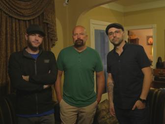 Steve, Jason, and Dave at the Totherow House in White Pine, TN as seen on Ghost Nation.