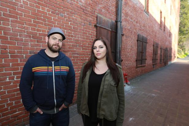 Jack Osbourne and Katrina Weidman Ext. Day