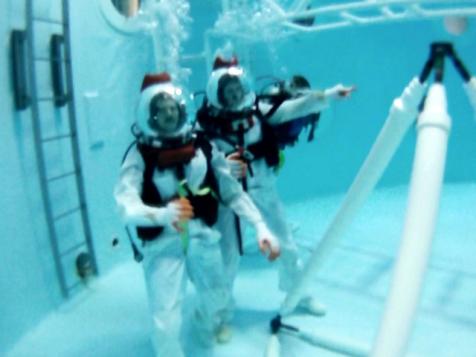Weightless Under Water Training