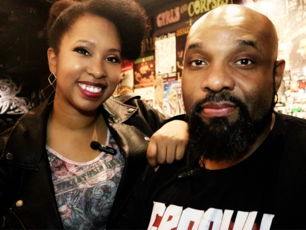 Karama Horne and Chuck Collins, hosts of Pop Paranormal.